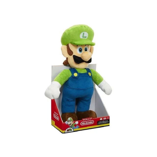 Super Mario Jumbo Peluche Luigi 50cm