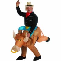 Costume Adulto Bull Rider Gonfiabile