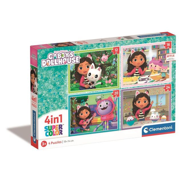 Puzzle 4in1 Gaby's Dollhouse 21524