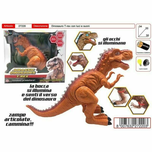 Dinosauro T-rex Luci E Suoni