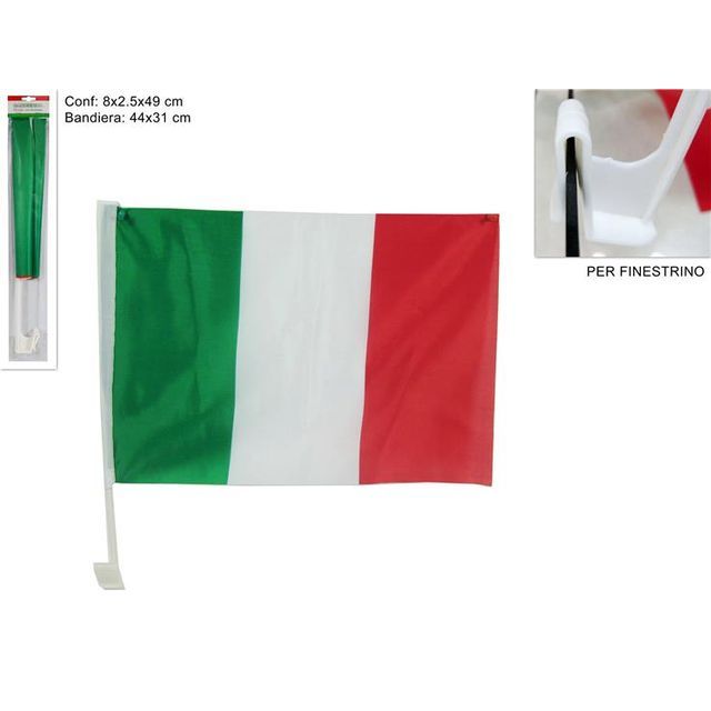 Bandiera Italia Finestrino