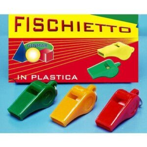 Fischietto Plastica C/gancetto Col.ass.