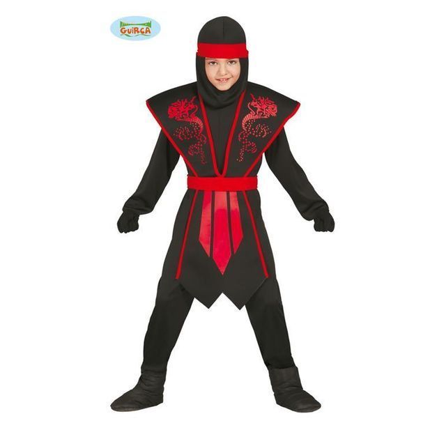 Costume Ombra Ninja Bambino 7 - 9 Anni
